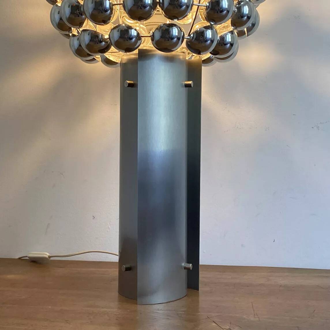 Large Kinetic lamp. Space age. 1970.