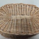 Large vintage wicker basket