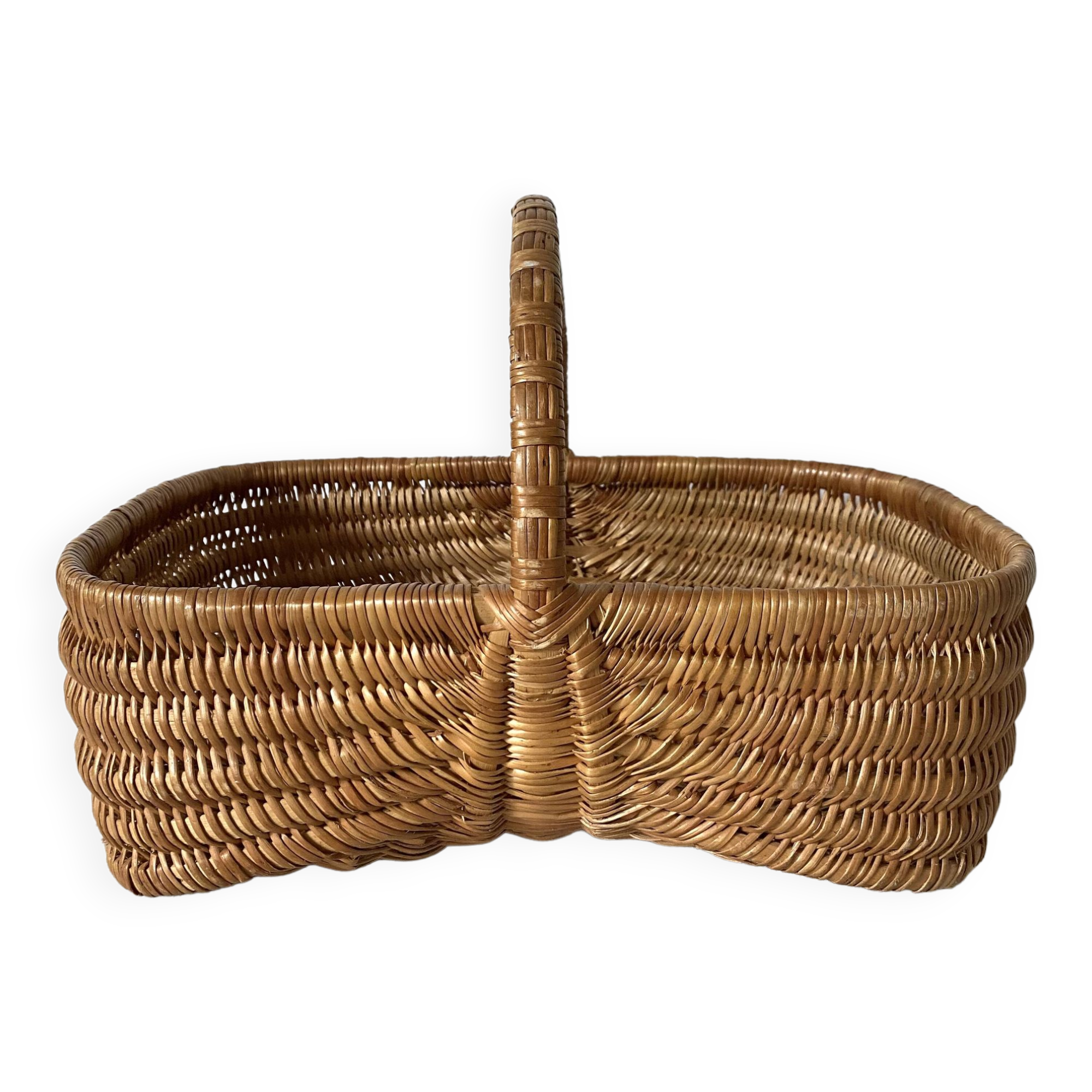 Vintage wicker basket