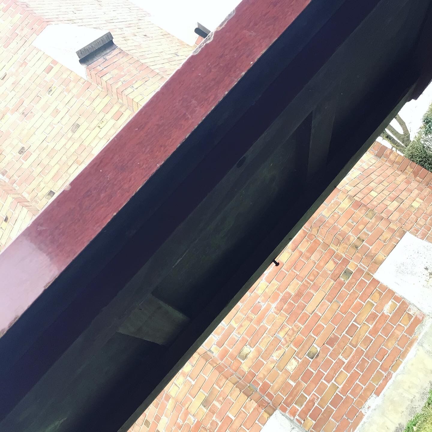 Burgundy red bistro table