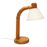Scandinavian pine table lamp, 1970