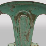 Set of 4 Vintage green Model A Chairs from Tolix, France, 1950s