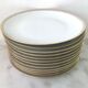 Set de 10 assiettes plates porcelaine de Limoges