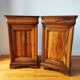 Paire de tables de nuit — style classique, inspiration Louis-Philippe