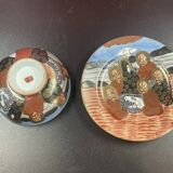 Satsuma Porcelain Bowl and Saucer