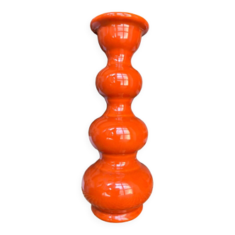 Vase boules oranges