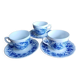 3 vintage cups and saucers
