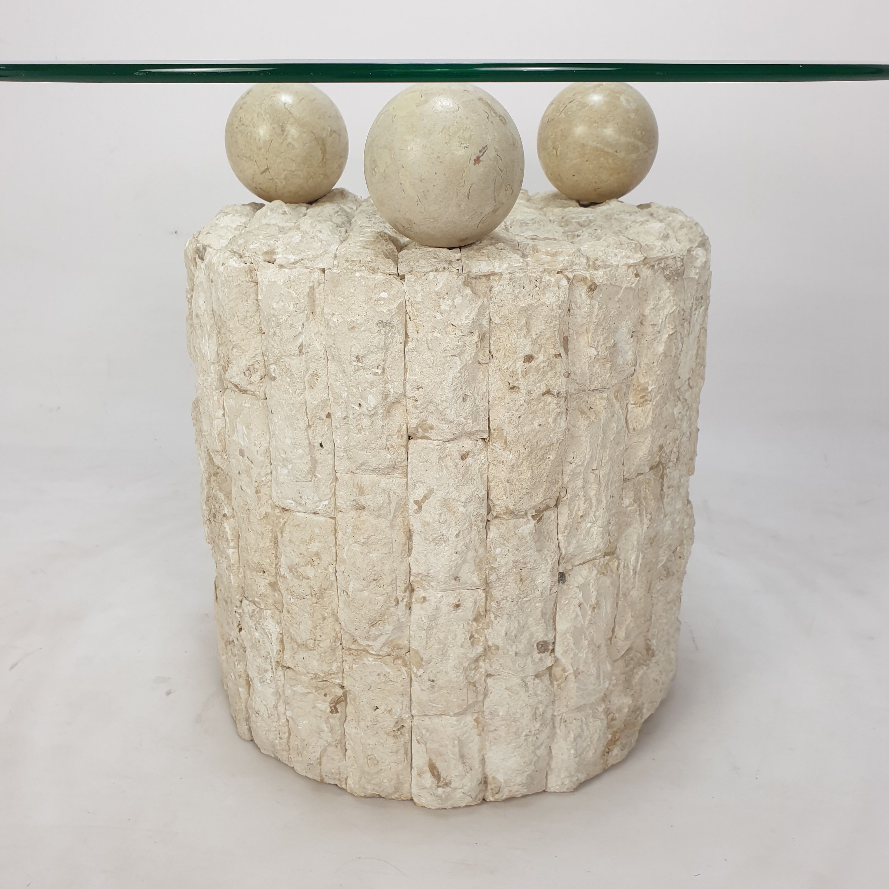 Magnussen Ponte Travertine Coffee Table, 1980s