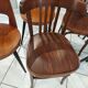 Suite de 8 chaises de bistrot dépareillées Baumann mondor ,tolix  vintage années 1960