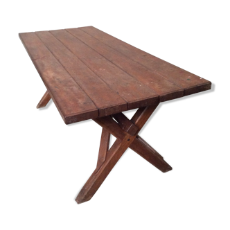 Table de salle à manger  brutaliste 1950