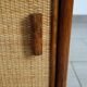 Small vintage rattan cube furniture