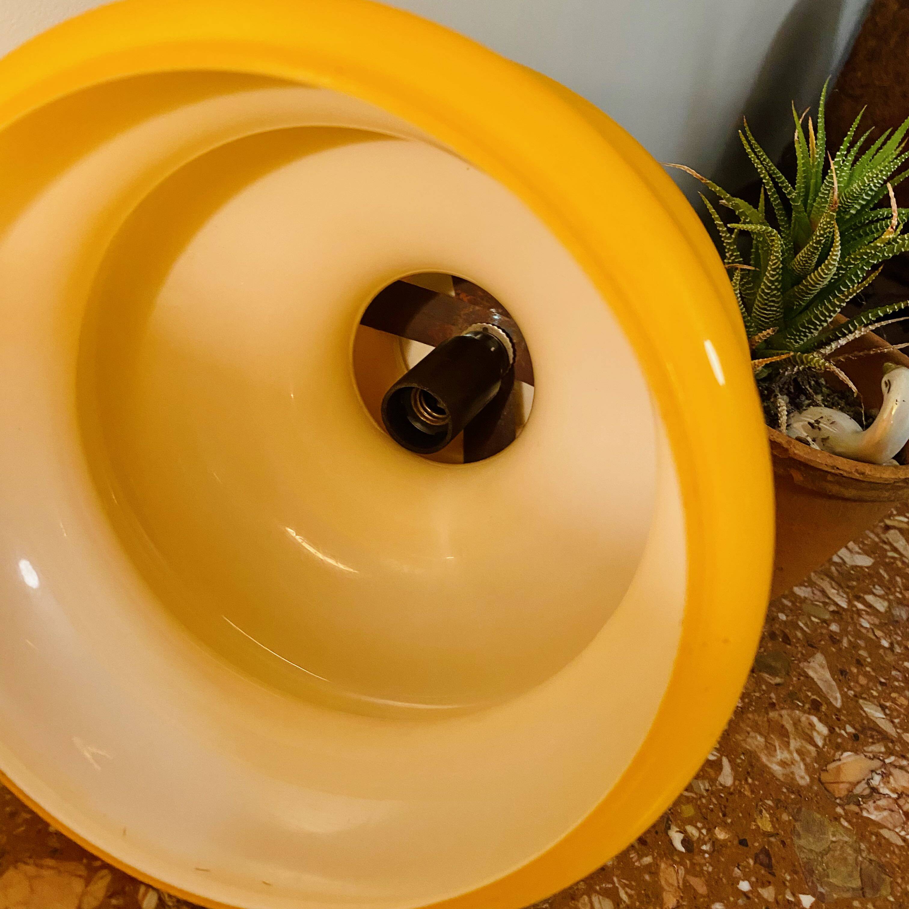 Vintage Orange 70's Pendant Lamp