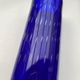 Vintage Scandinavian cobalt blue bubble glass vase from the brand.