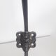 Old hook - wall coat rack - wood and metal - 1940