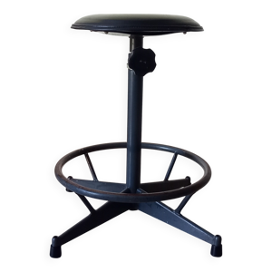 Tabouret d atelier industriel