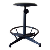 Vintage industrial workshop stool SIPE ITALY 1960s