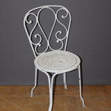 Salon de jardin en fer vers 1900