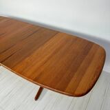 Table de salle à manger extensible en teck Juul Kristensen, design danois vintage des années 1970