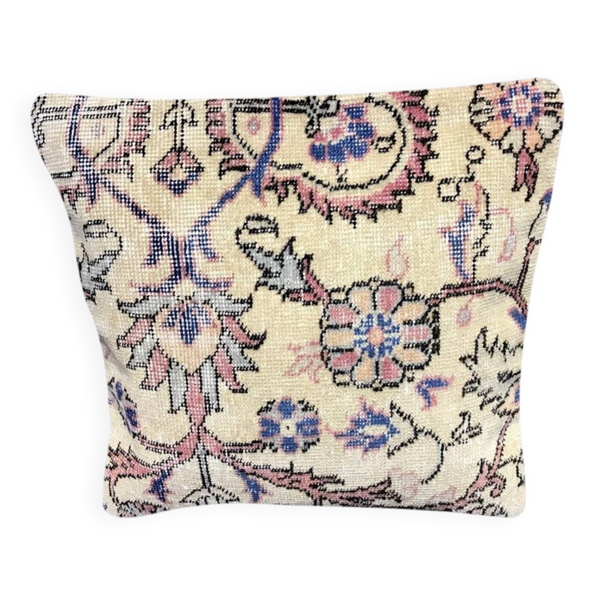 Housse de coussin artisanale bohème