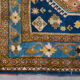 Oriental carpet 152 x 110 cm Blue background Handmade XXth