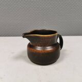 Pot à crème en glaçure fourrure de lièvre, danois et des années 1970-80.