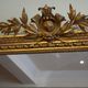 English giltwood overmantle mirror h161cm