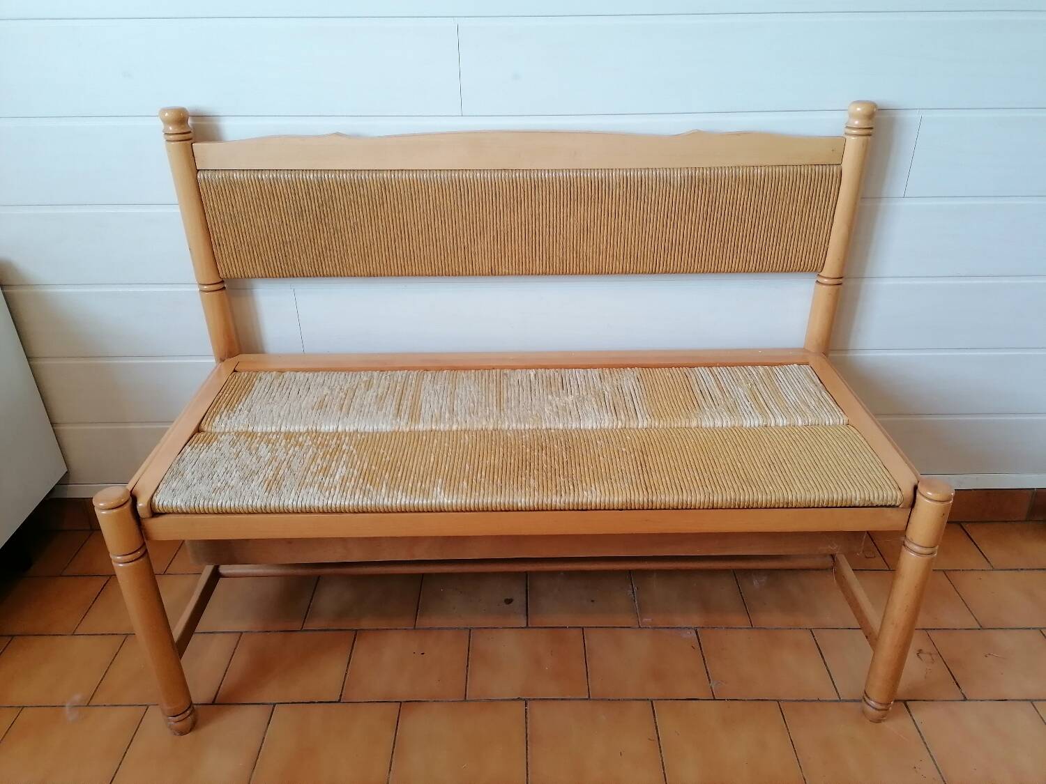 Straw Chest Bench