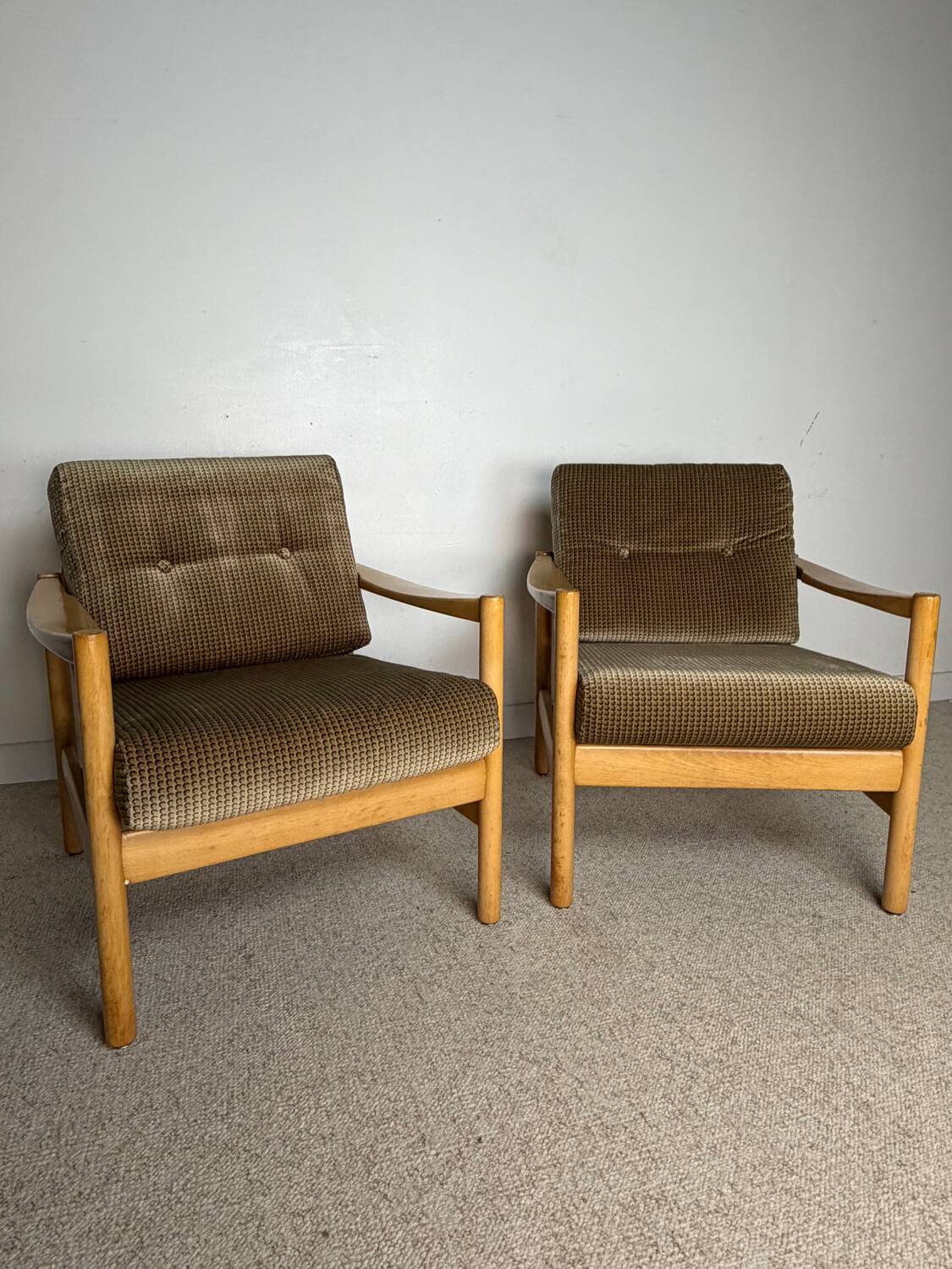 Pair of vintage armchairs from the 70s/80s.