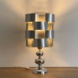 Lamp with lampshade max sauze. 1970. space age.