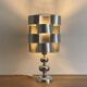 Lampe avec abat-jour max sauze. 1970. space age.