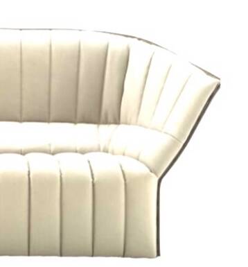 Canapé en cuir 3 places Ligne Roset modèle Moel