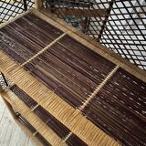 Vintage rattan shelf