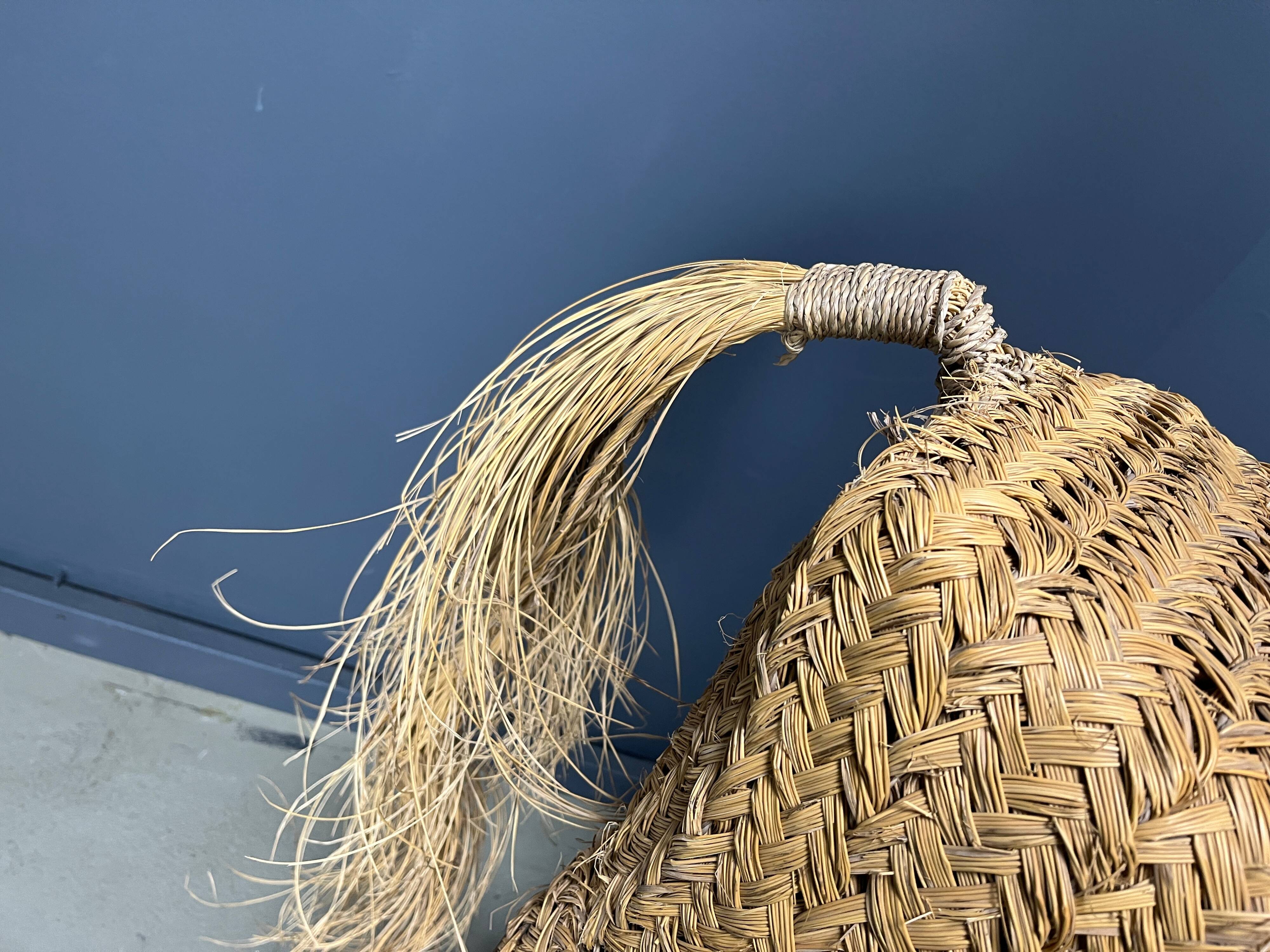 Vintage Spanish straw life size pony/horse, 1960s