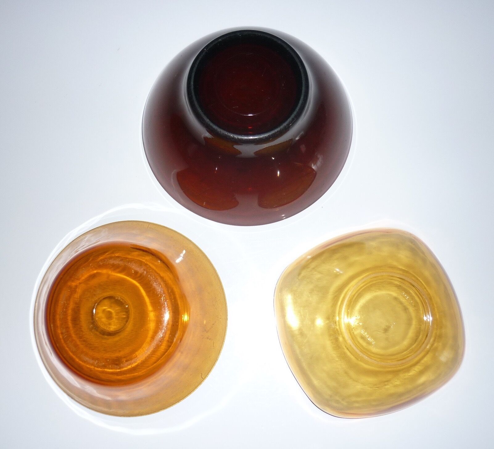 Breakfast set 1 bowl and 2 glass ramekins