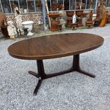 Extensible Baumann table in oak from the 1960s.