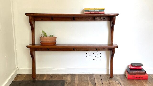 VINTAGE Solid Oak SHELF
