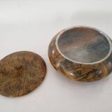 Marble stone box / candy box diameter 14cm