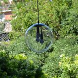 Chandelier pendant lamp Doria Leuchten West Germany 1960