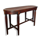 Banquette cannée art nouveau