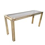 Brass console, 1970s