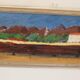 Swedish Oil on Canvas – “Boat” by Thord Leonard – Vintage & Framed