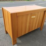 Commode en orme massif vers 1970