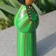 Decorative doll made of turned wood and hand-painted, made in 1987.