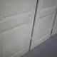 Antique painted wooden doors