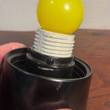 Ceiling light transformed into a table lamp with new electricity