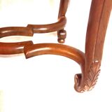 Colorful Louis XIV Style Bench with Sheep Bone Base