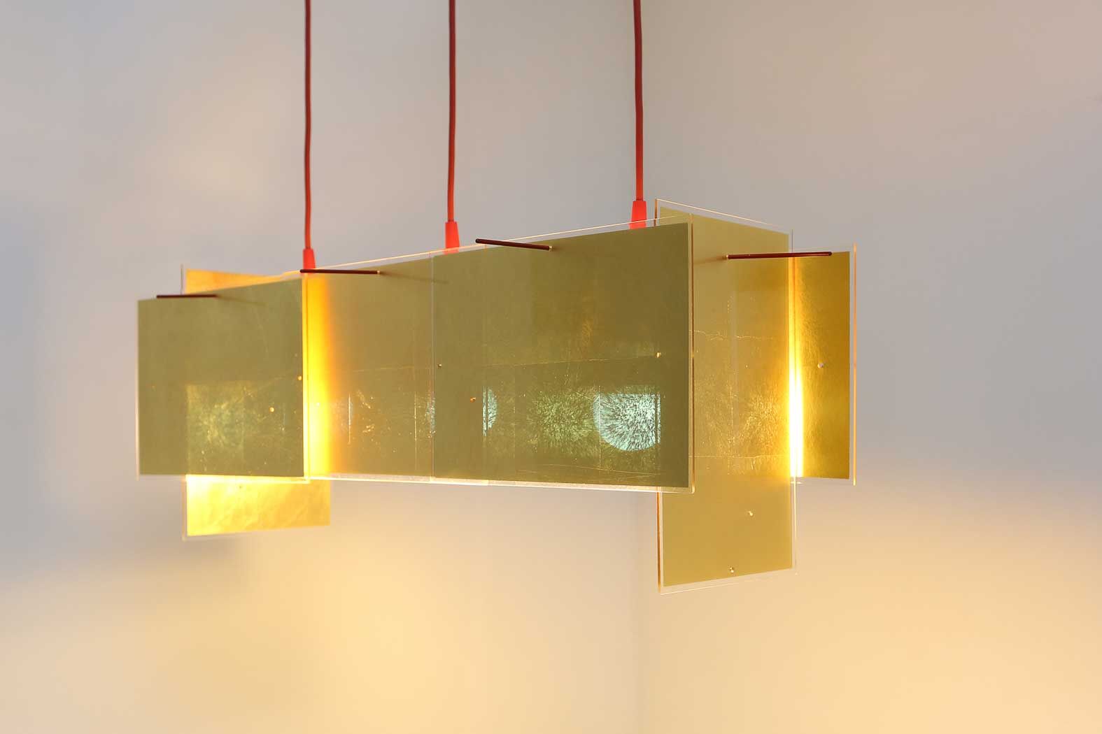 24 karat blau lamp by Ingo Maurer