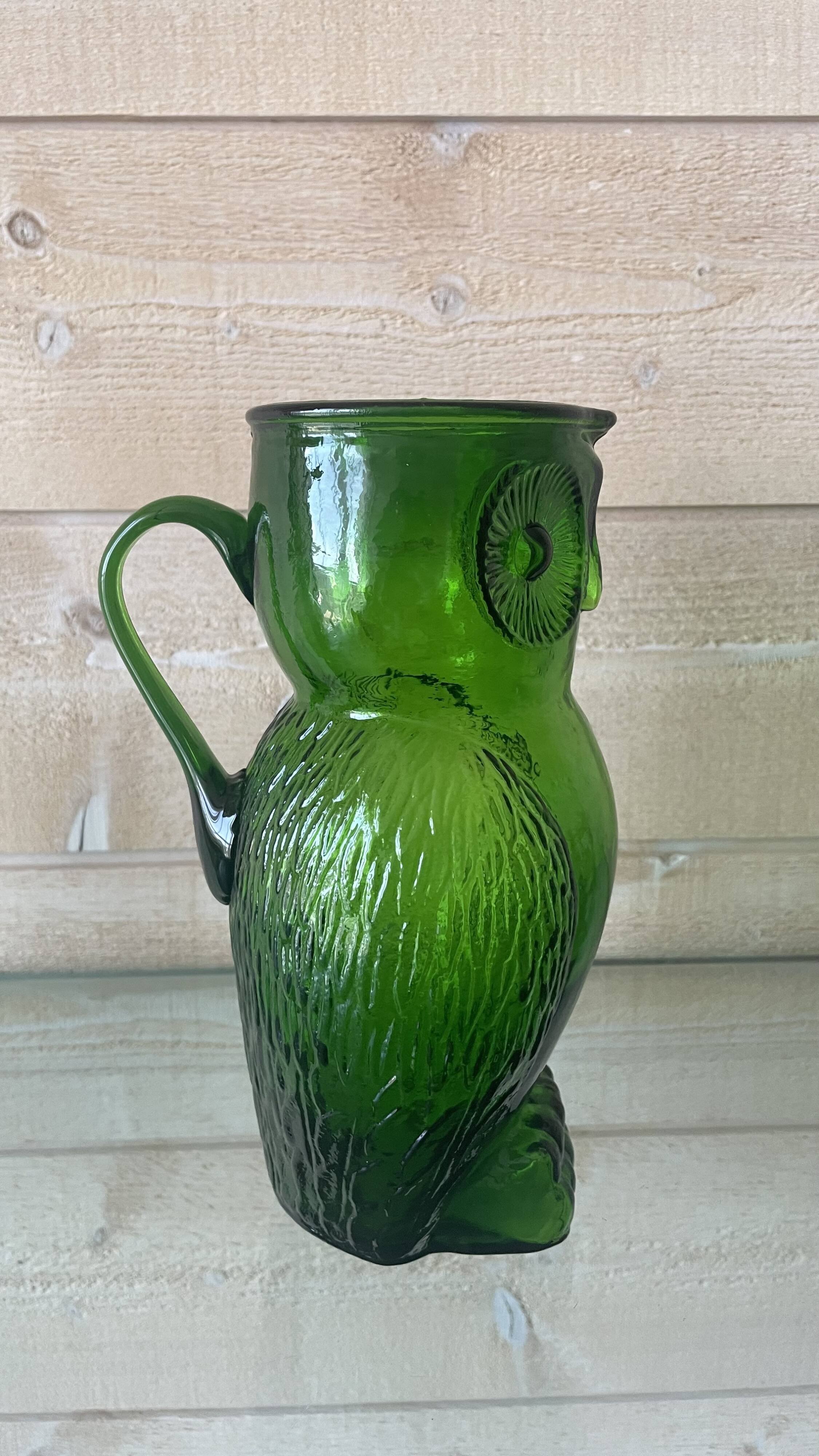 Vintage owl pitcher