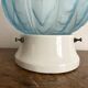 Art Deco glass and porcelain ball ceiling light