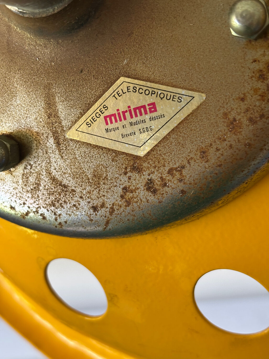 Tabourets Faucheuse par Étienne Fermigier pour Mirima 1970